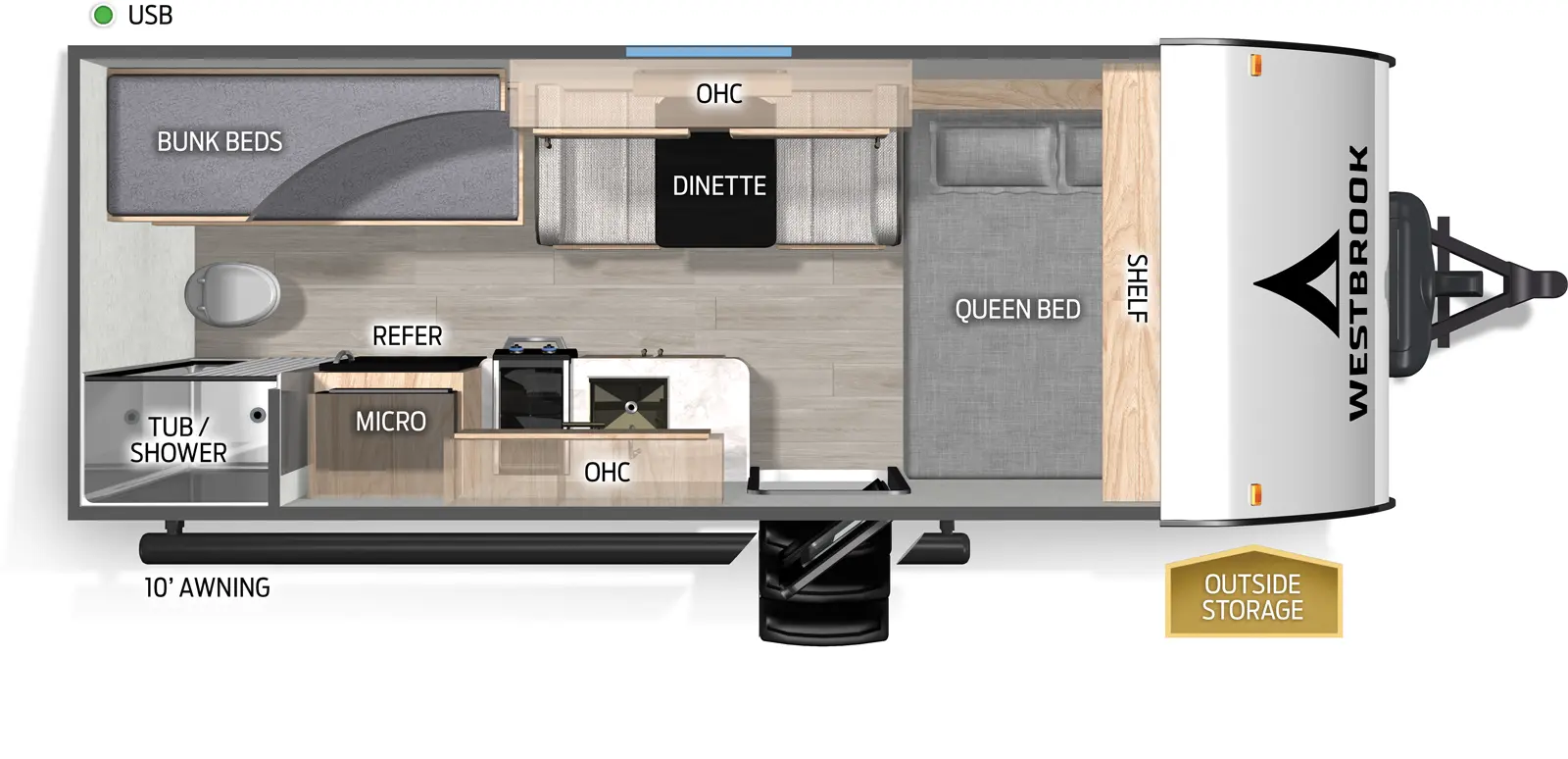 Westbrook 16CC Floorplan